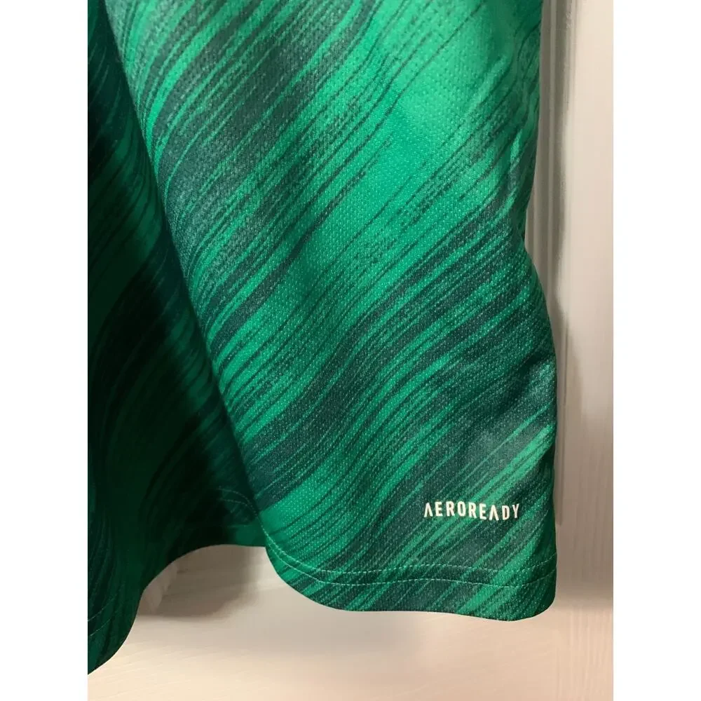 Adidas Northern Ireland 2020 Home Soccer Jersey Size M Green FI2827 Aeroready